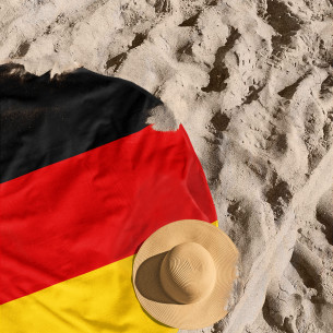 Flag of Germany - Round beach towel - Caudie 2
