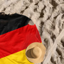 Drapeau de l'Allemagne - Serviette de plage ronde - Caudie