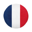 Drapeau de la France - Serviette de plage ronde - Caudie