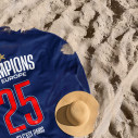 PSG 2025 étoile ligue des champions - Serviette de plage ronde - Caudie