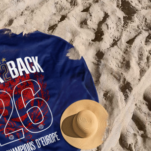 PSG 2 étoiles ligue des champions 2026 - Serviette de plage ronde - Caudie 2