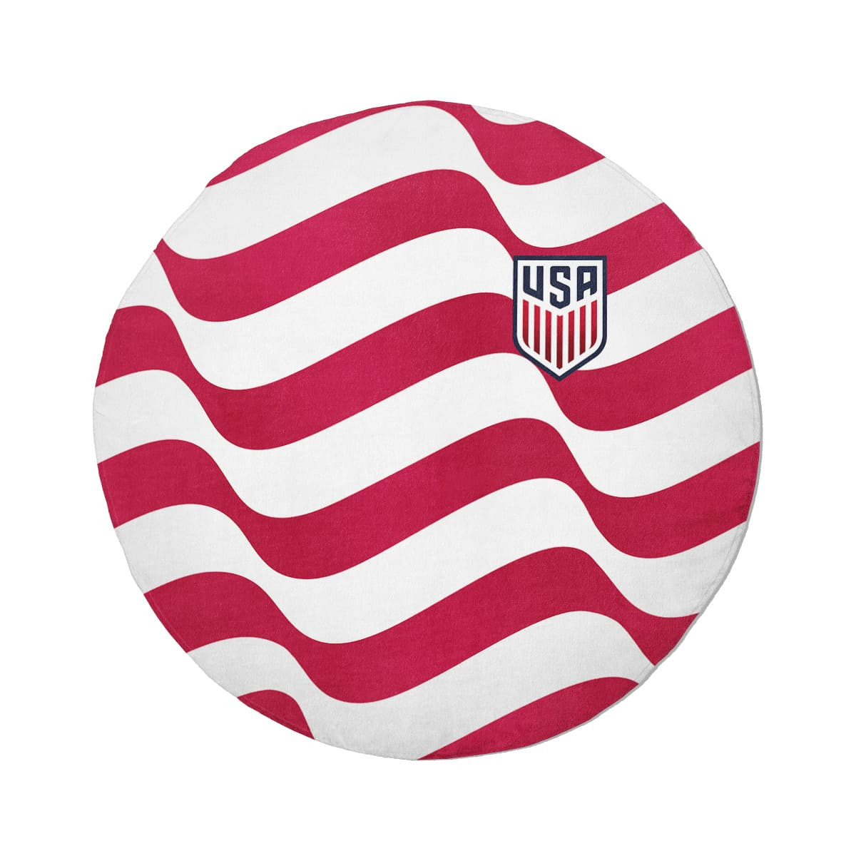 Équipe des États-Unis d'Amérique foot 2026 - Serviette de plage ronde - Caudie