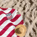 Équipe des États-Unis d'Amérique foot 2026 - Serviette de plage ronde - Caudie