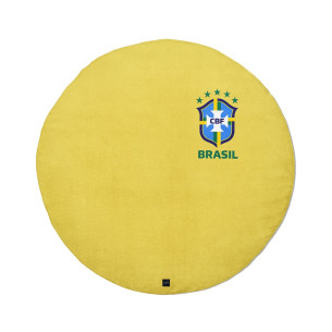 Équipe du Brésil foot 2026 - Serviette de plage ronde - Caudie