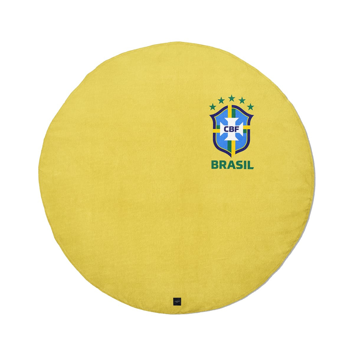 Brazil soccer team 2026 - Round beach towel - Caudie
