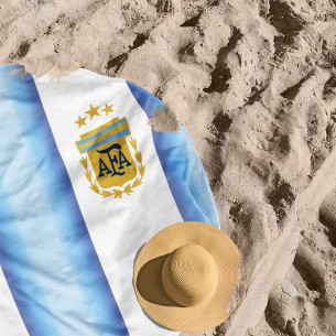 Argentina soccer team 2026 - Round beach towel - Caudie 2
