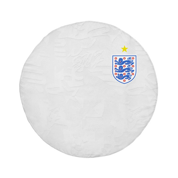 Équipe d'Angleterre foot 2026 - Serviette de plage ronde - Caudie