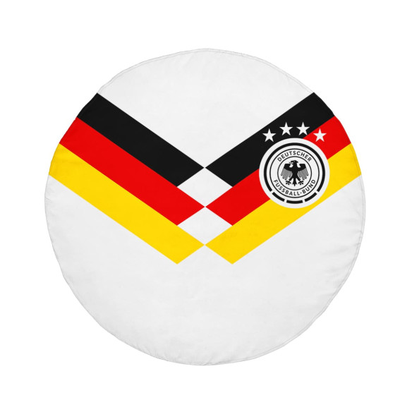 Germany soccer team 2026 - Round beach towel - Caudie