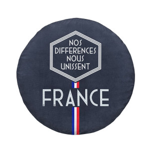 Nos différences nous unissent (v1) - Serviette de plage ronde - Caudie