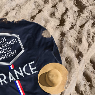 Nos différences nous unissent (v1) - Serviette de plage ronde - Caudie 2