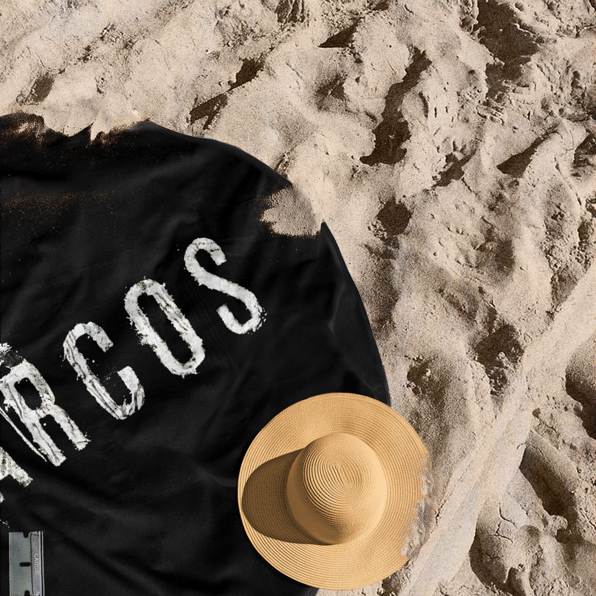 Narcos - Round beach towel - Narcos - Caudie