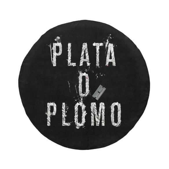 Plata O Plomo - Round beach towel - Narcos - Caudie