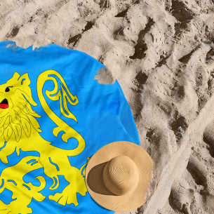 Official Flag Apartment - Round beach towel - The Big Bang Theory - Caudie 2