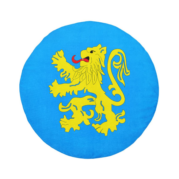 Official Flag Apartment - Round beach towel - The Big Bang Theory - Caudie