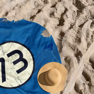 73 - Round beach towel - The Big Bang Theory - Caudie 2