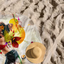 Azur - Serviette de plage ronde - Caudie