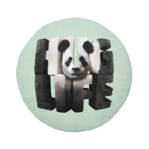 Hug Life - Round beach towel - Caudie