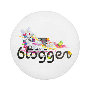 Blogger - Round beach towel - Caudie