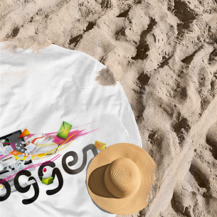 Blogger - Round beach towel - Caudie 2