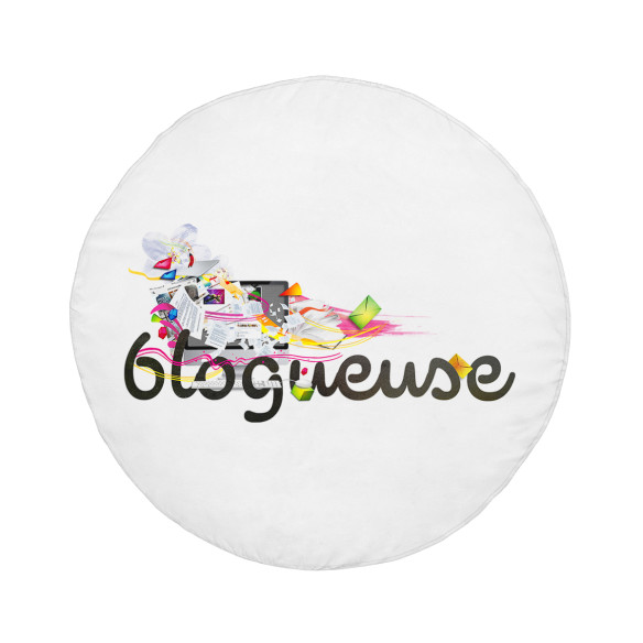 Blogueuse - Round beach towel - Caudie