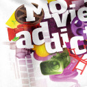 Movie Addict - Serviette de plage ronde - Caudie