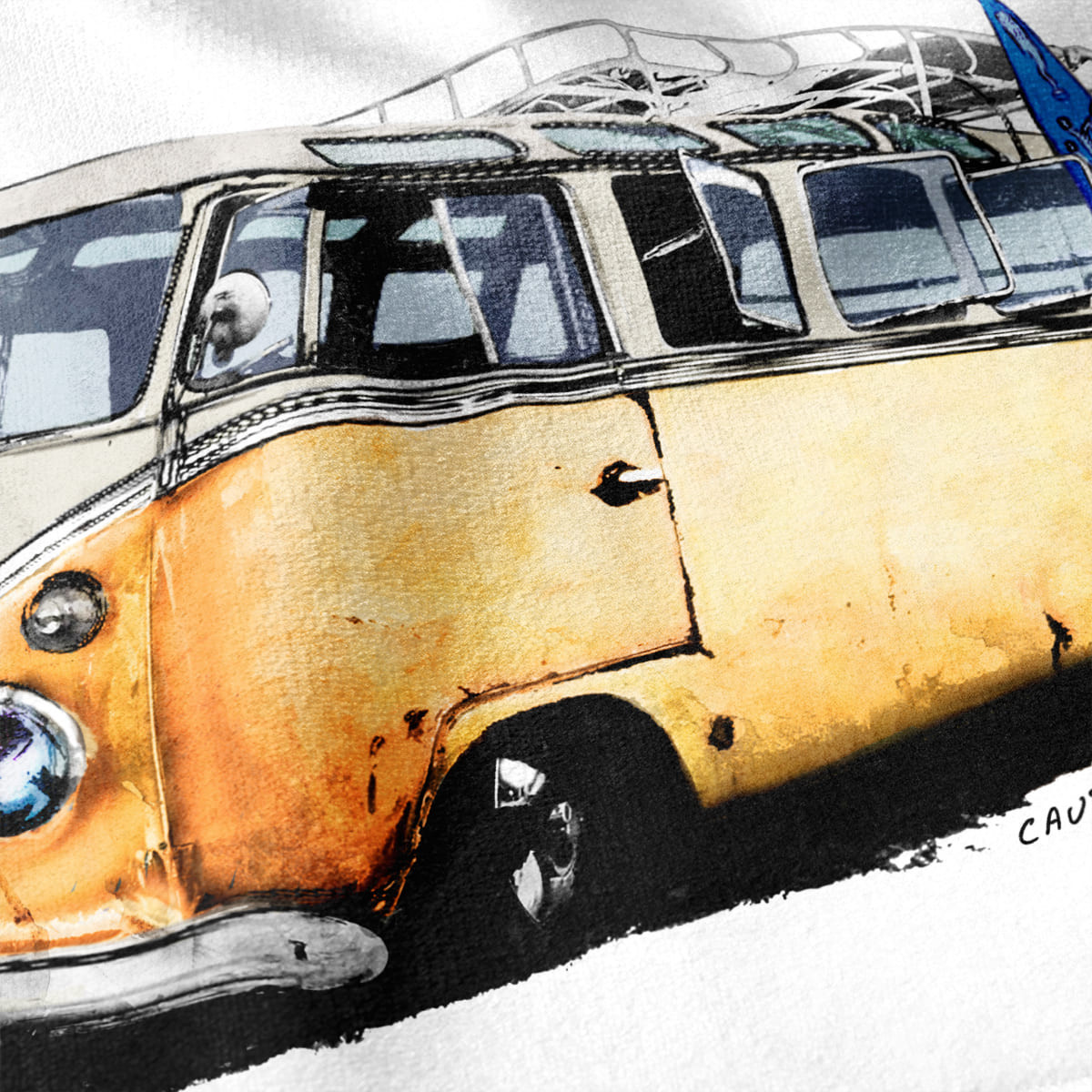 Combi - Serviette de plage ronde - Caudie