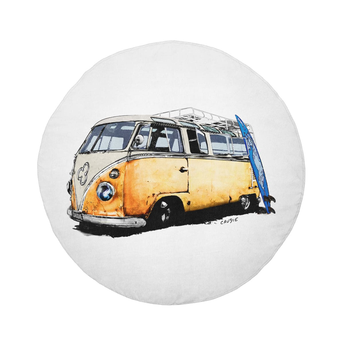 Combi - Serviette de plage ronde - Caudie
