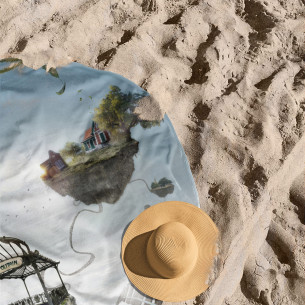Metropolitain - Round beach towel - Caudie 2