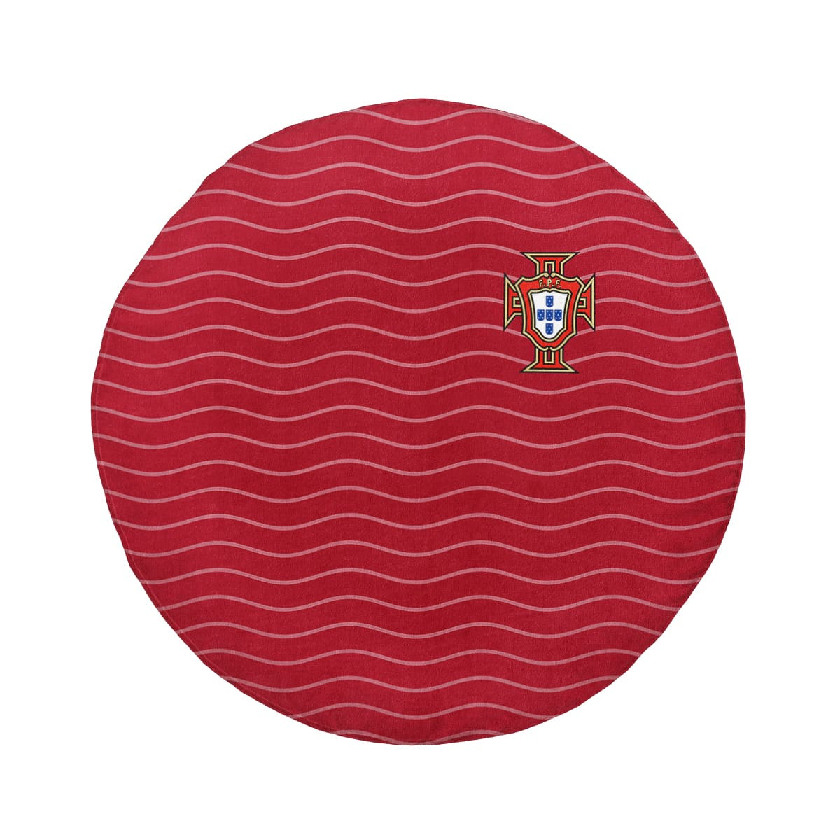 Équipe du Portugal foot 2026 - Serviette de plage ronde - Caudie