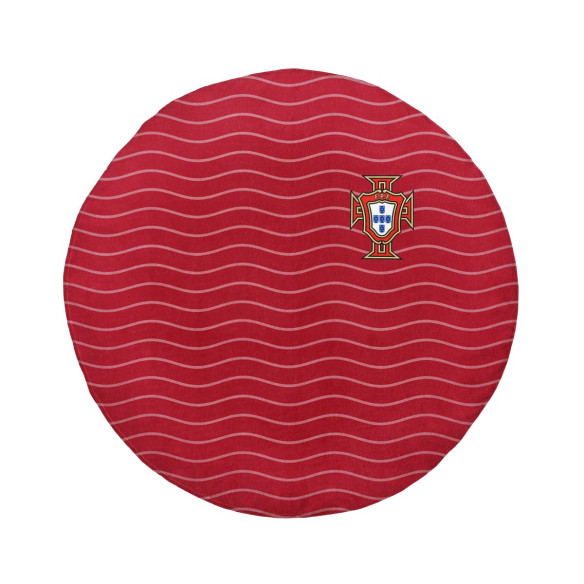 Équipe du Portugal foot 2026 - Serviette de plage ronde - Caudie