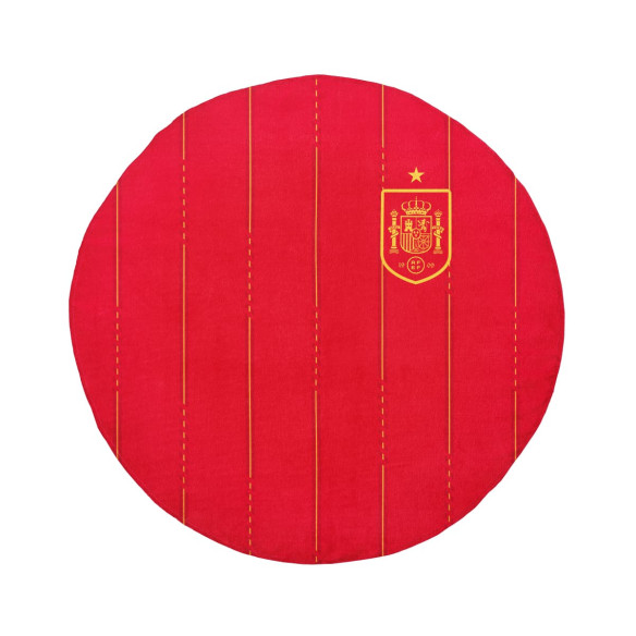 Équipe d'Espagne foot 2026 - Serviette de plage ronde - Caudie