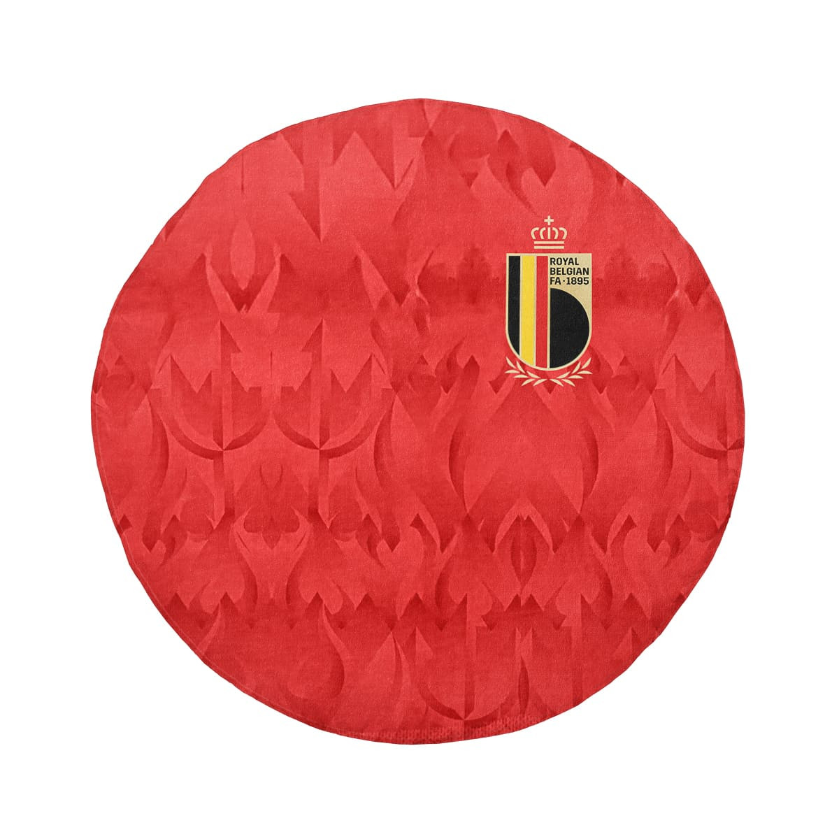 Équipe de Belgique foot 2026 - Serviette de plage ronde - Caudie