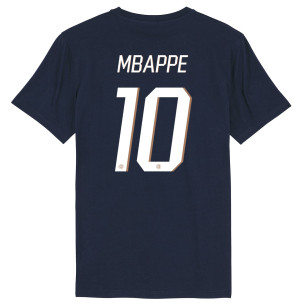 Équipe de France foot 2026 Mbappe 10 - T-shirt homme - Caudie 2