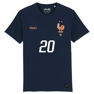 Équipe de France foot 2026 Doue 20 - T-shirt homme - Caudie