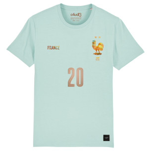 Équipe de France foot 2026 Doue 20 - T-shirt homme - Caudie