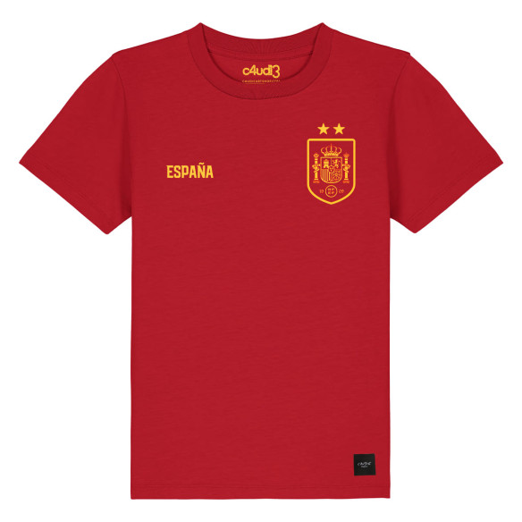 Équipe d'Espagne foot 2 étoiles 2026 - T-shirt enfant - Caudie