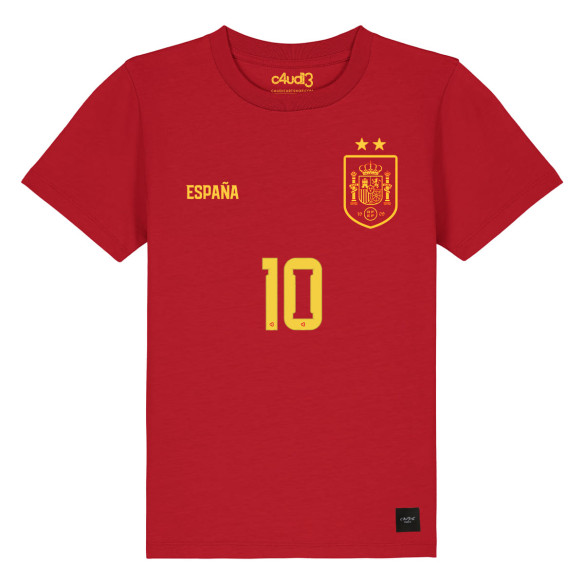 Équipe d'Espagne foot 2 étoiles 2026 - T-shirt enfant - Caudie