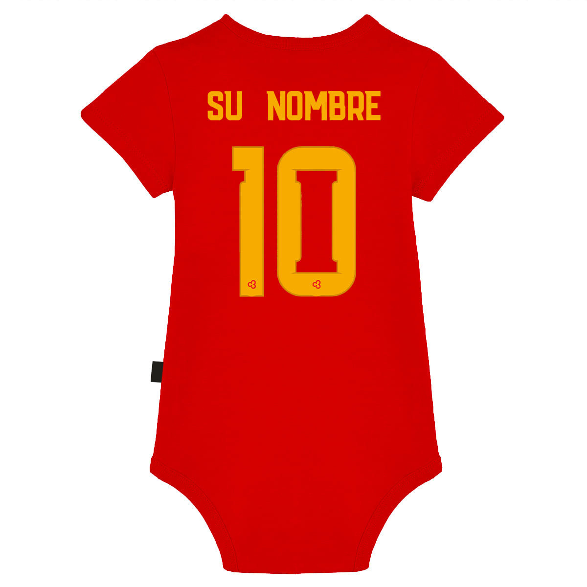 Équipe d'Espagne foot 2 étoiles 2026 - Body bébé -