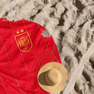 Spain soccer team 2 stars 2026 - Round beach towel - Caudie 2