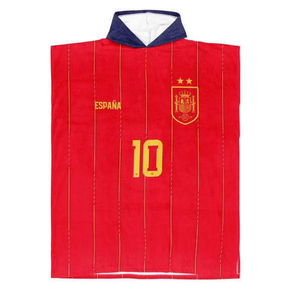 Spain soccer team 2 stars 2026 - Bath poncho - Caudie