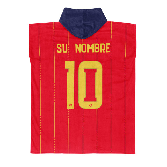 Spain soccer team 2 stars 2026 - Bath poncho - Caudie