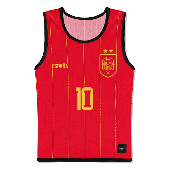 Équipe d'Espagne foot 2 étoiles 2026 - Chasuble - Caudie