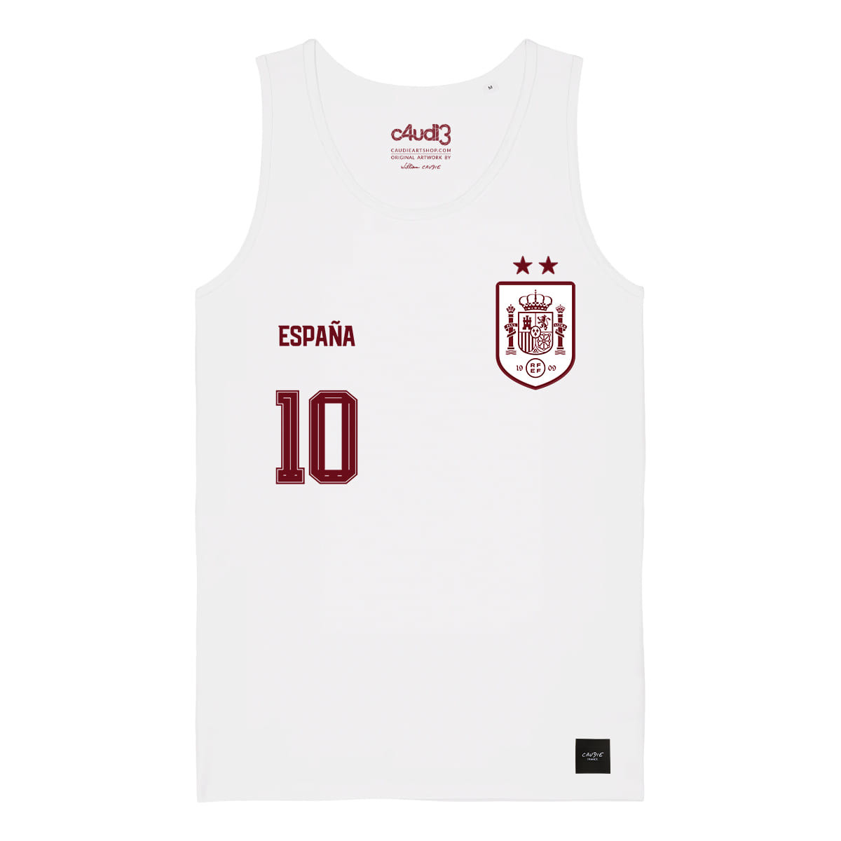 Spain soccer team 2 stars 2026 - Men s tank top - Caudie