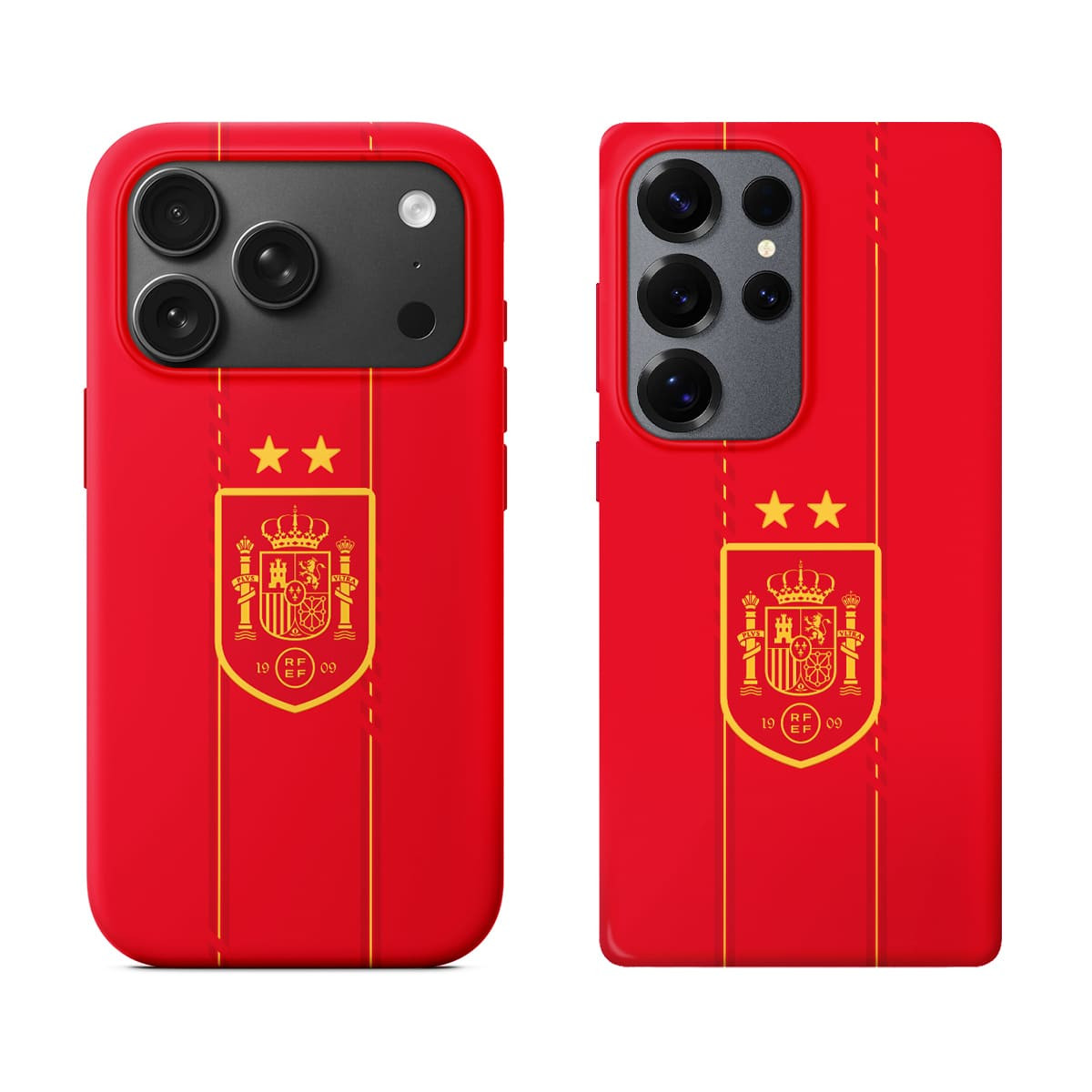 Équipe d'Espagne foot 2 étoiles 2026 - Coque de téléphone - Caudie