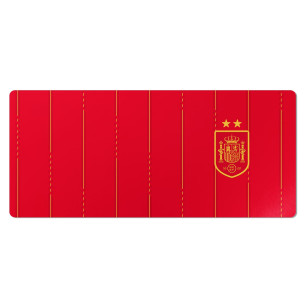 Équipe d'Espagne foot 2 étoiles 2026 - Tapis de souris gaming XXL - Caudie