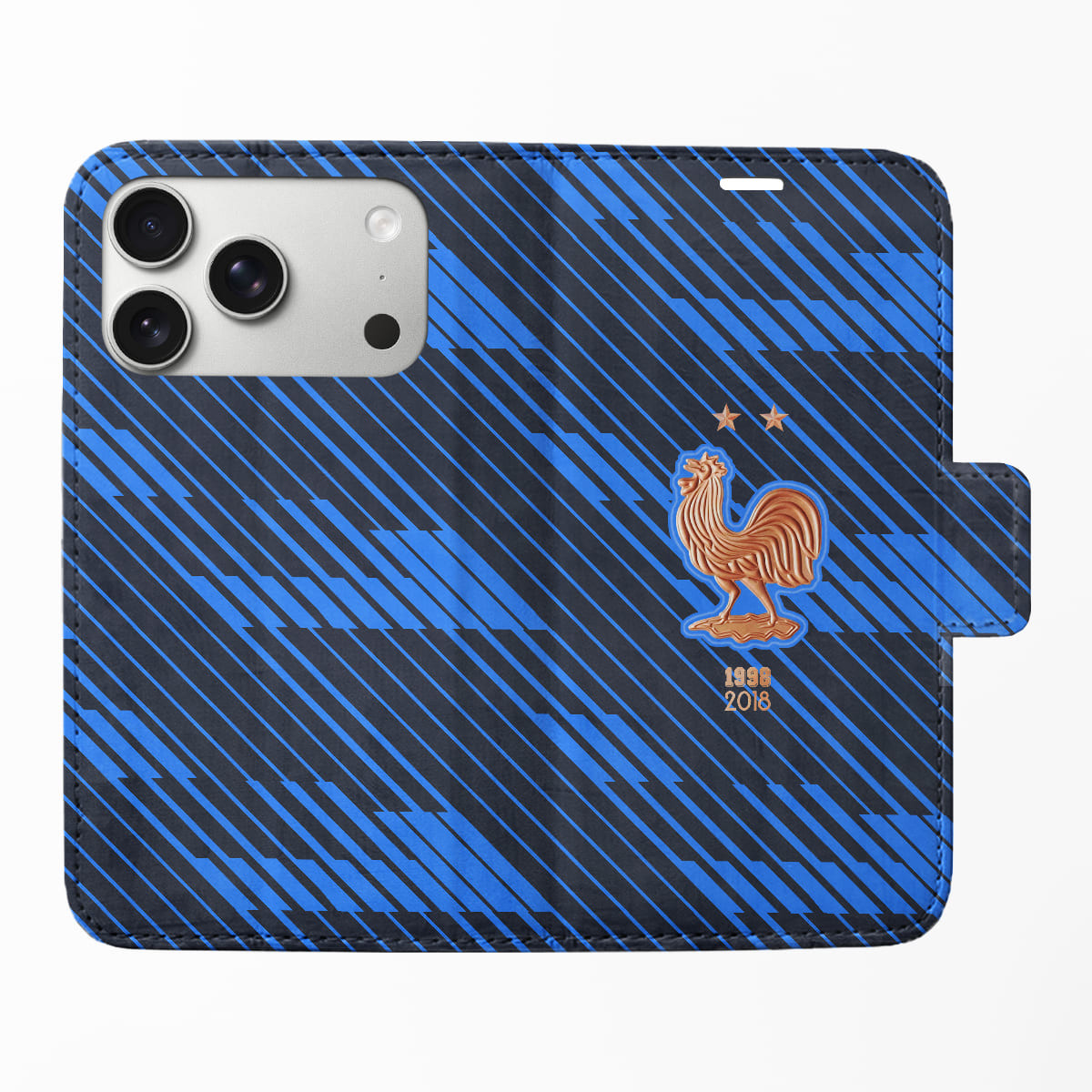 Équipe de France foot 2026 - Coque portefeuille - Caudie