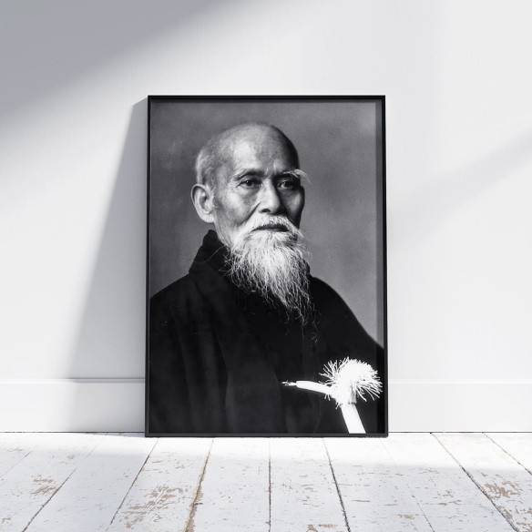 Poster O Sensei Morihei Ueshiba v1 - Caudie