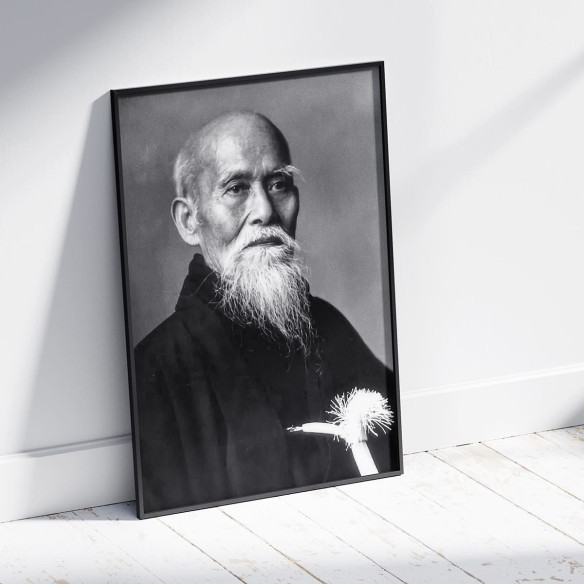 Poster O Sensei Morihei Ueshiba v1 - Caudie