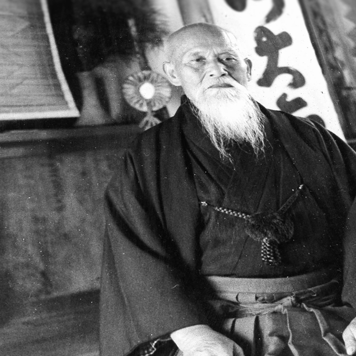 Poster O Sensei Morihei Ueshiba v2 - Caudie