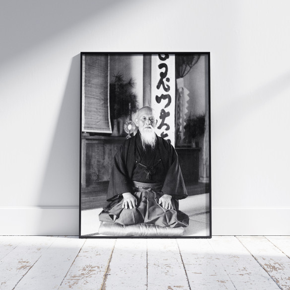 Poster O Sensei Morihei Ueshiba v2 - Caudie
